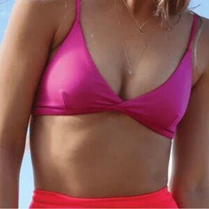 Left on Friday Sweet Victory Top Pink Bikini Top